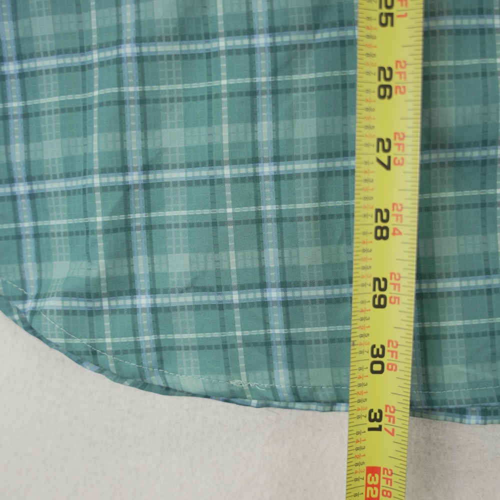 Columbia Silver Ridge Plaid Long Sleeve Shirt Blue Green XL UPF 40 AM3599 - Picture 5 of 14